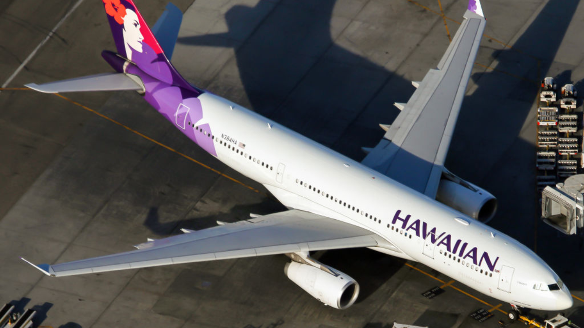 Plane sitting on the tarmac
