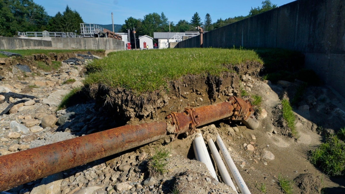 Sewer pipe in Vermont