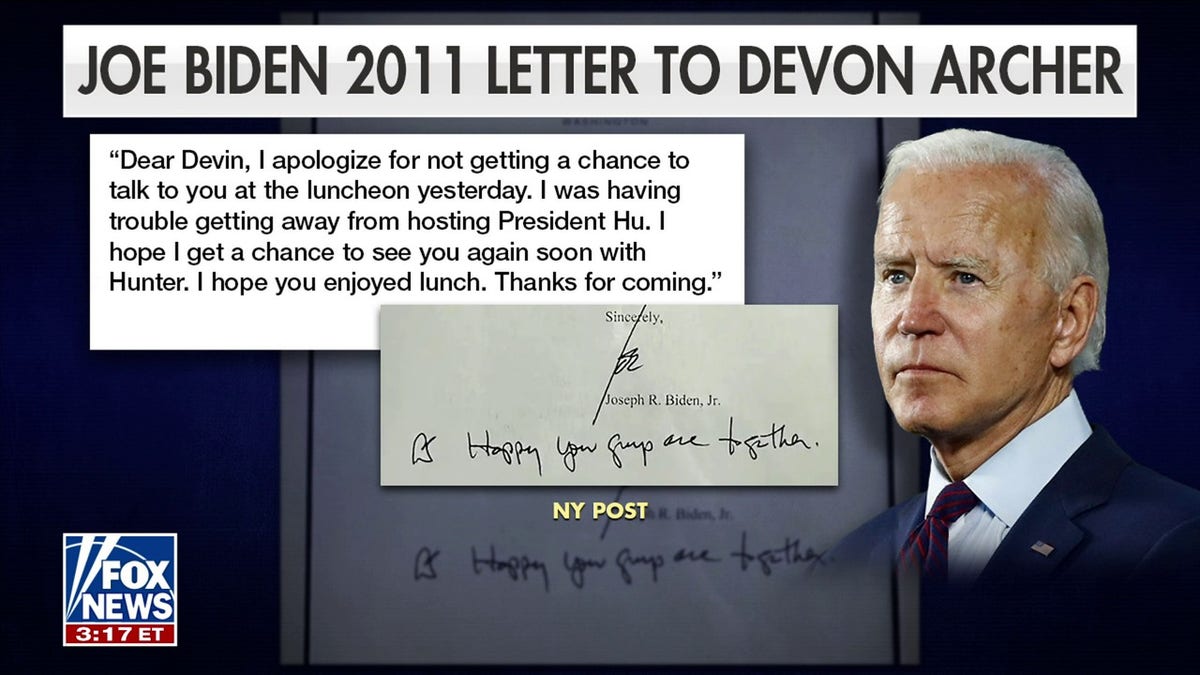Archer Biden Letter