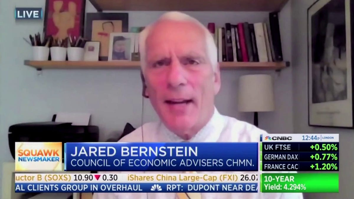 Biden economic advisor Jared Bernstein