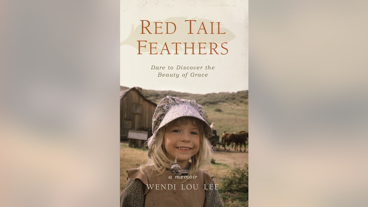 A book cover of Wendi Lou Lees memoir with a photo of her as a child from Little House