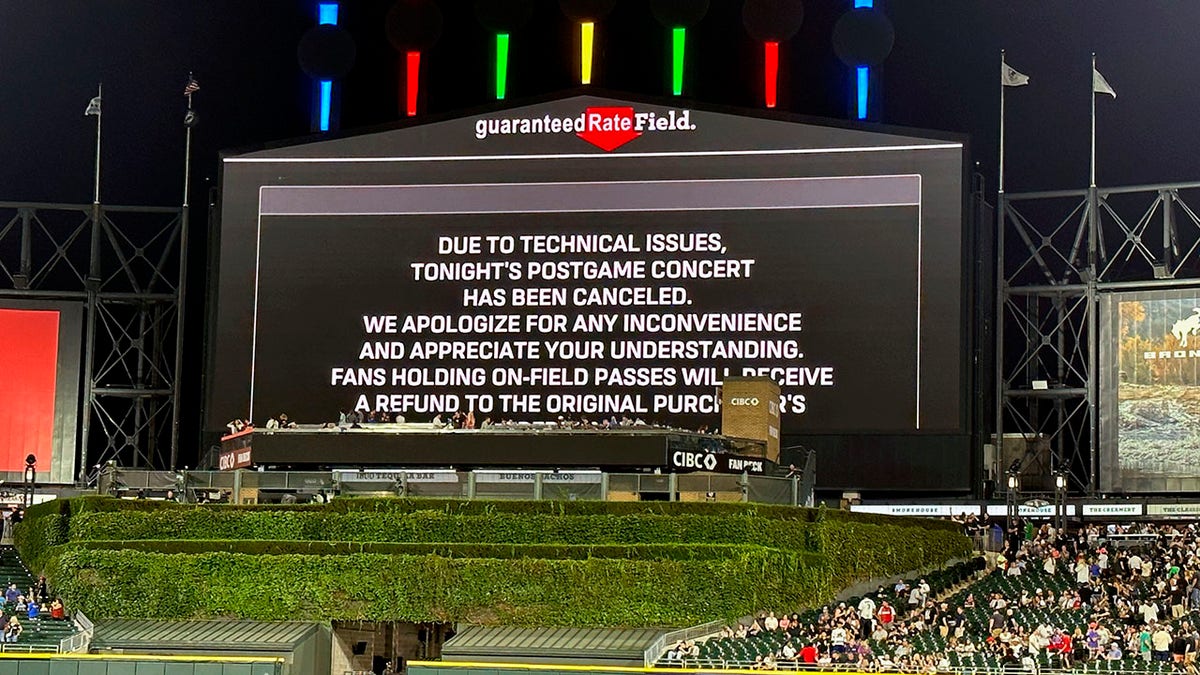 Guaranteed Rate Field concert cancellation