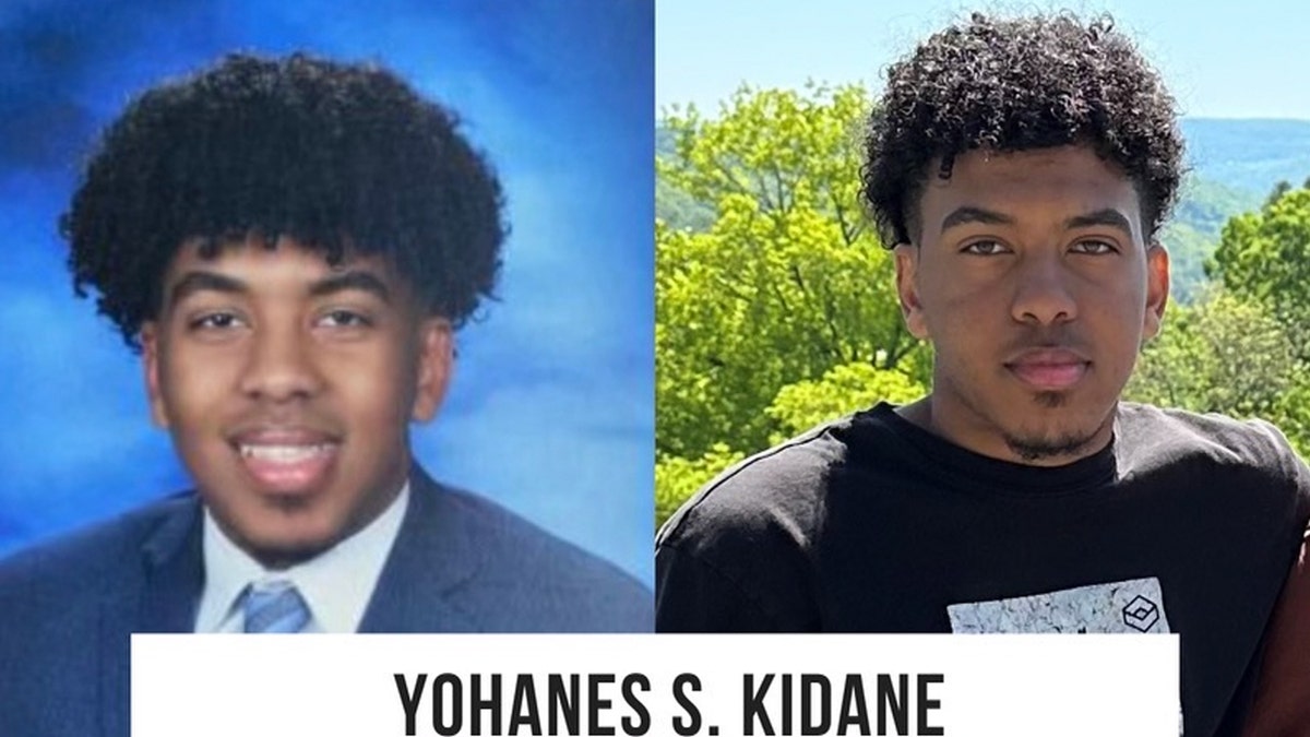 Yohanes Kidane split screenshot from missing person poster