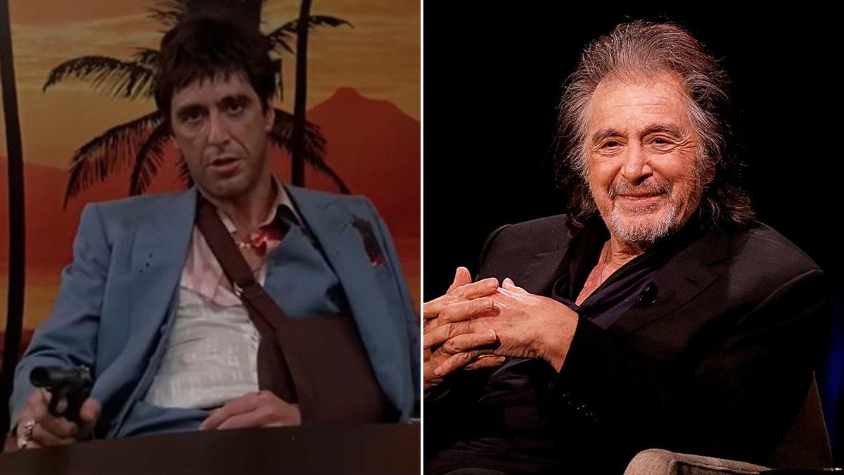 Al Pacino then and now split
