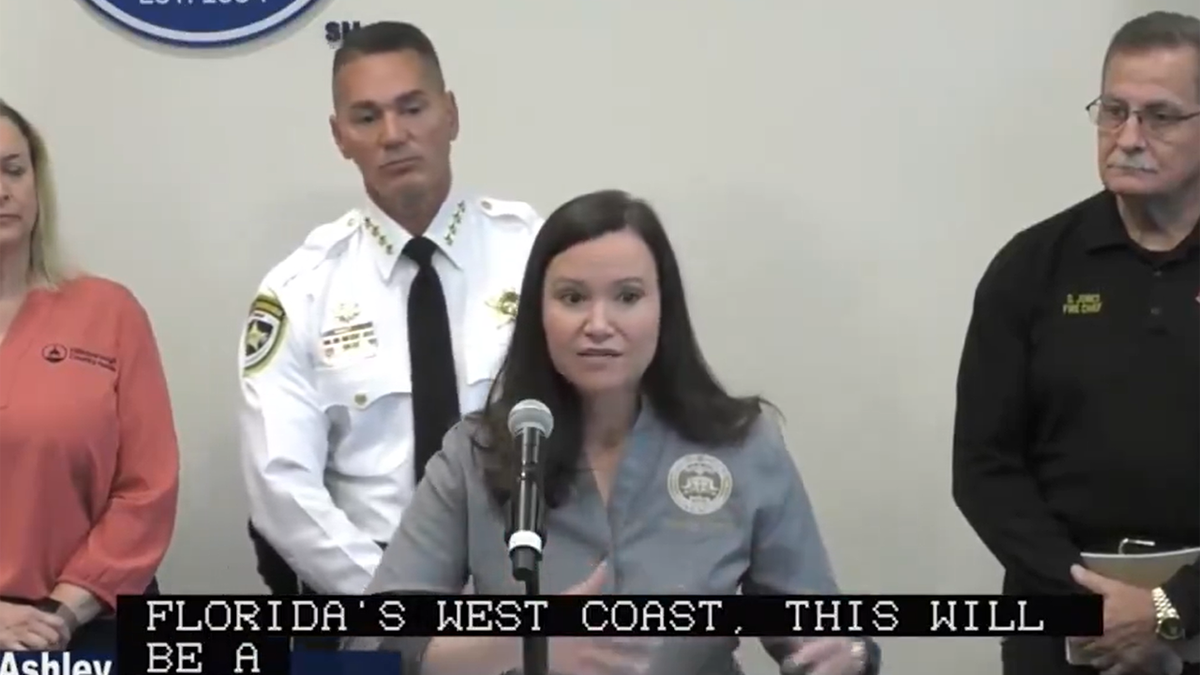 AG Ashley Moody holds press conference ahead of Idalia landfall