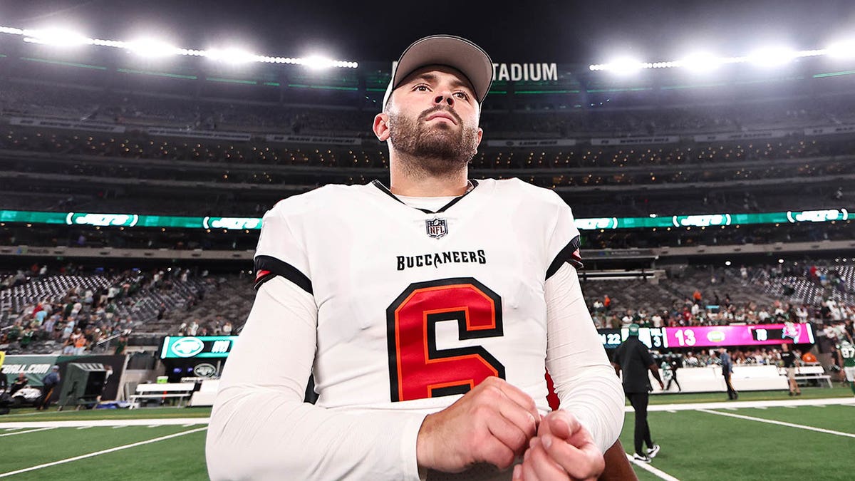 Baker Mayfield up close post game