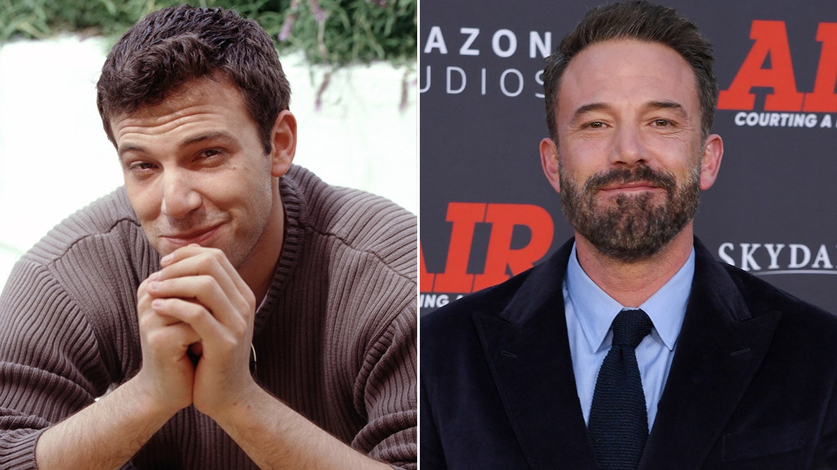 Ben Affleck then and now split