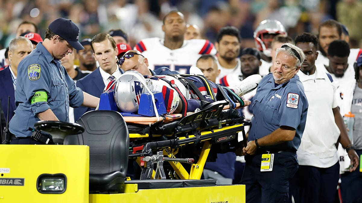 Isaiah Bolden carted off