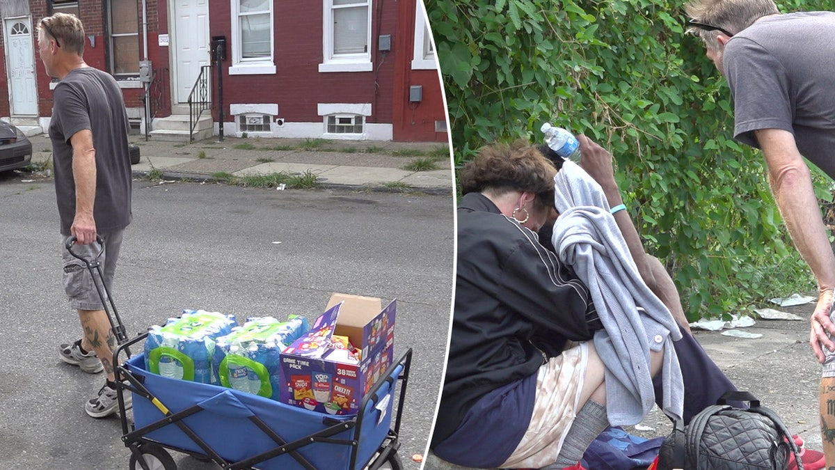 Kensington resident passes out snacks to drug users