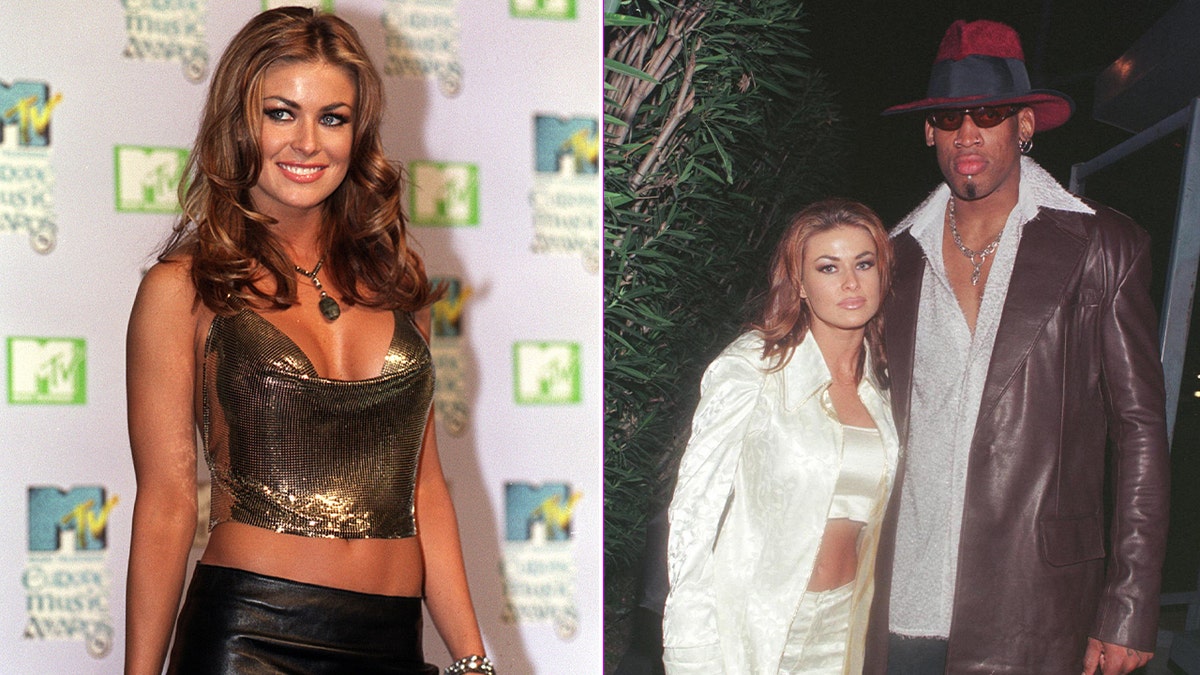 Carmen Electra and Dennis Rodman