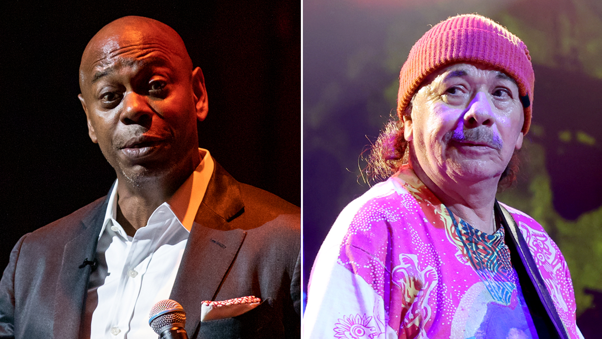 Dave Chappelle and Carlos Santana