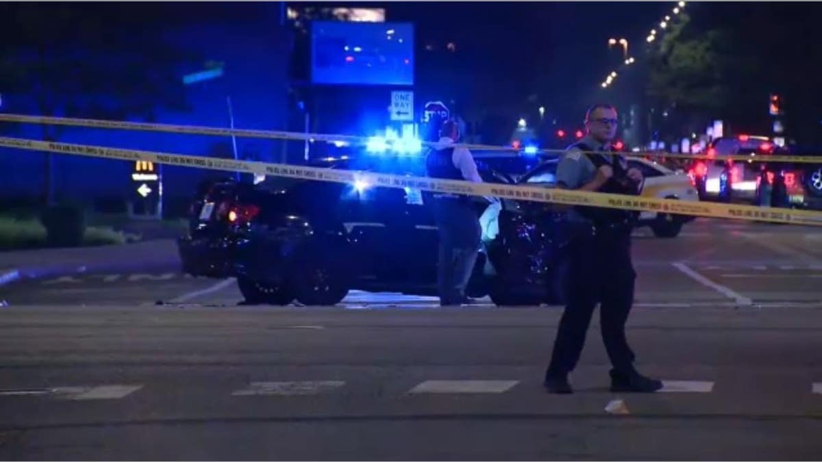 shooting scene