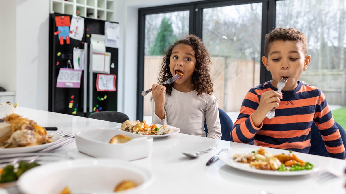 Children eating