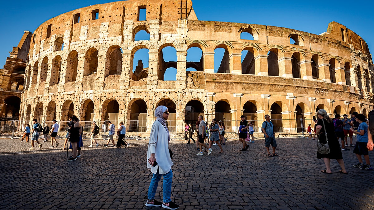 The Colosseum in Rome, Italy