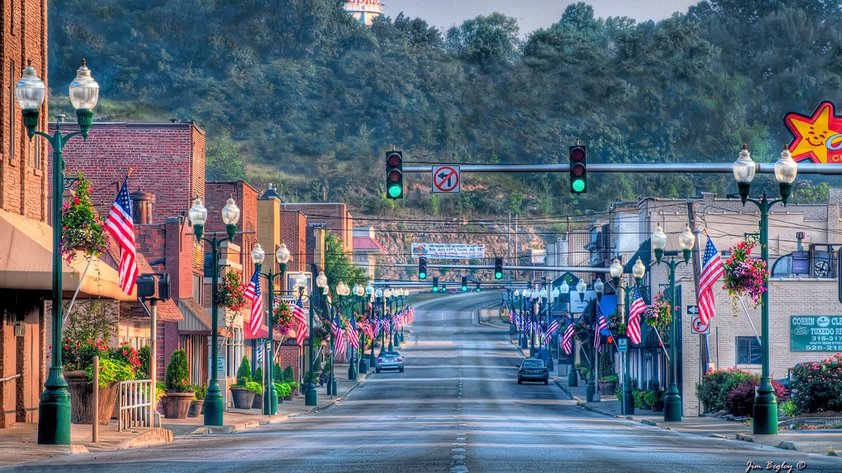 city of corbin kentucky in Appalachian region