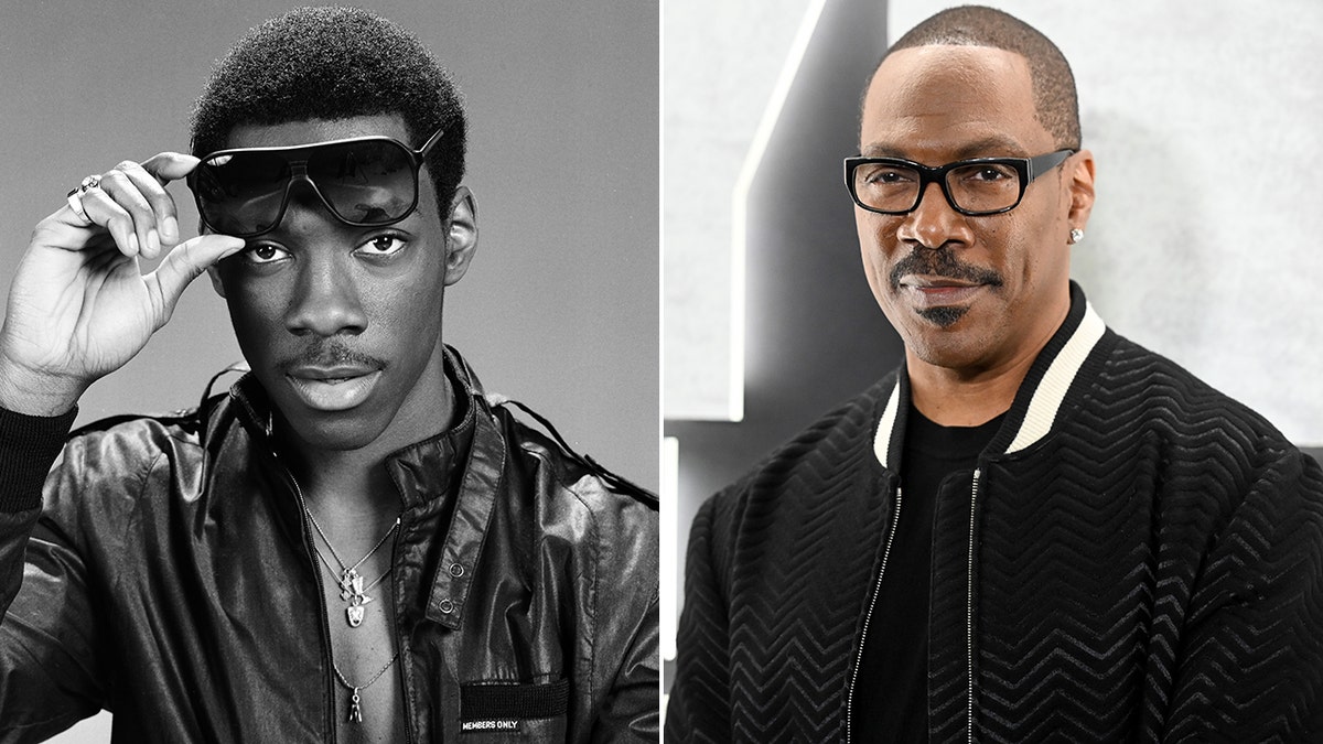 Eddie Murphy then and now split