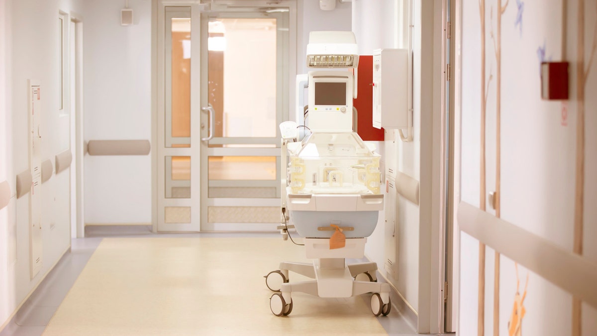 Empty maternity ward