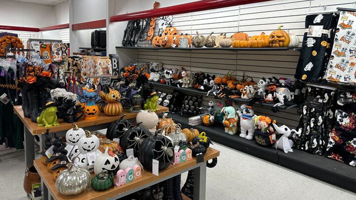 Halloween decorations store in stores