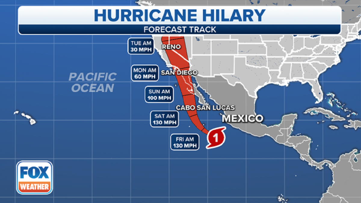 Hurricane Hilary is 'strengthening rapidly' and will likely