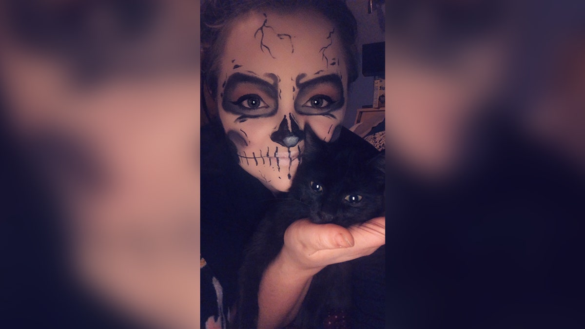 Elise Neace of Ohio loves Halloween