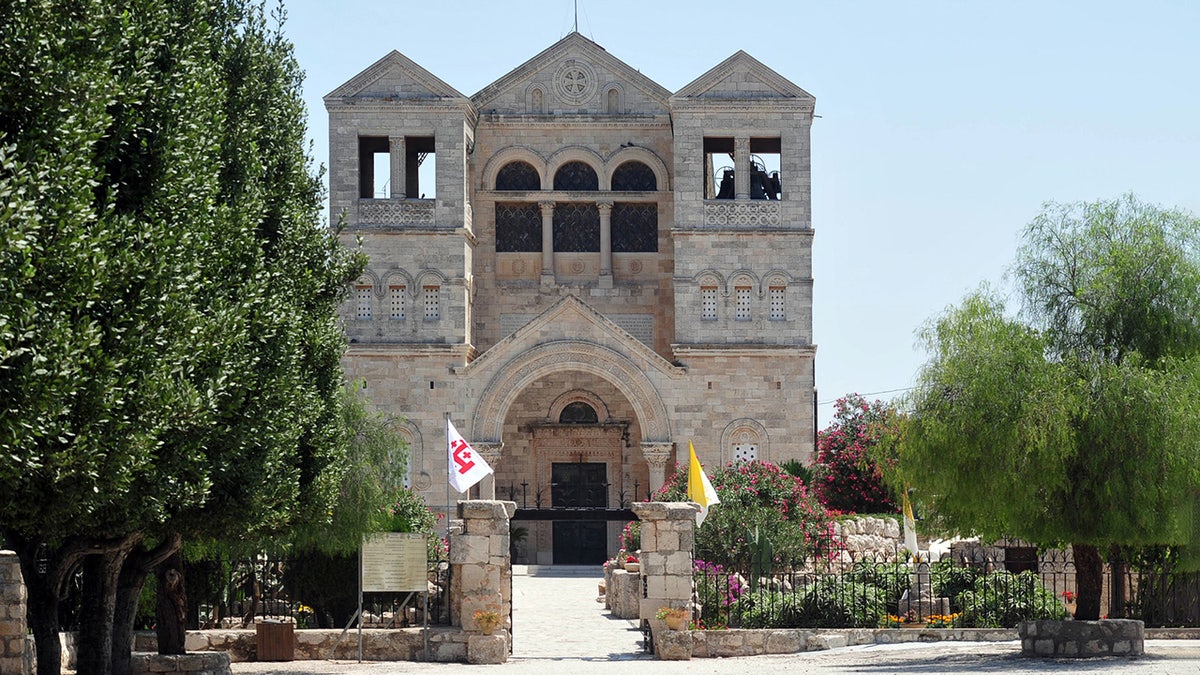 Church of the Transfiguration, a stone church, in Galilee