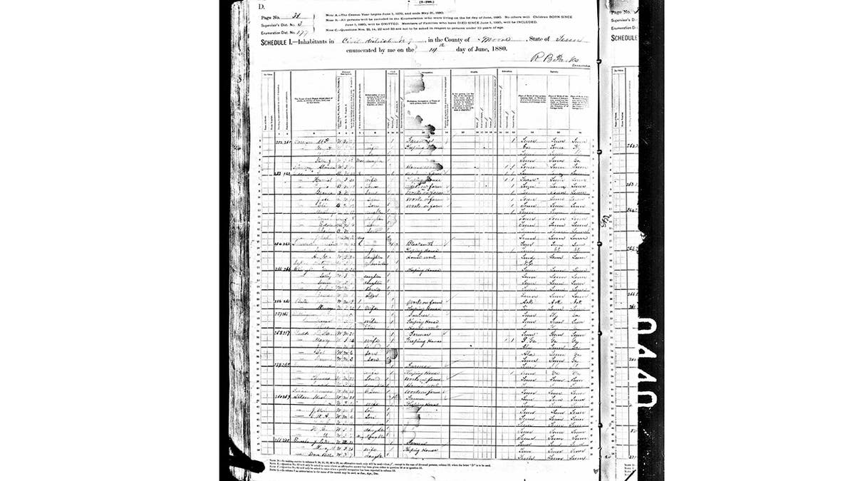 Jack Daniel's distiller Nathan Nearest Green was married with nine children, according to the 1880 census, which mistakenly lists him as "Nearis" Green.?