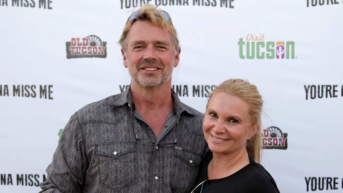 John Schneider with wife Alicia Allain