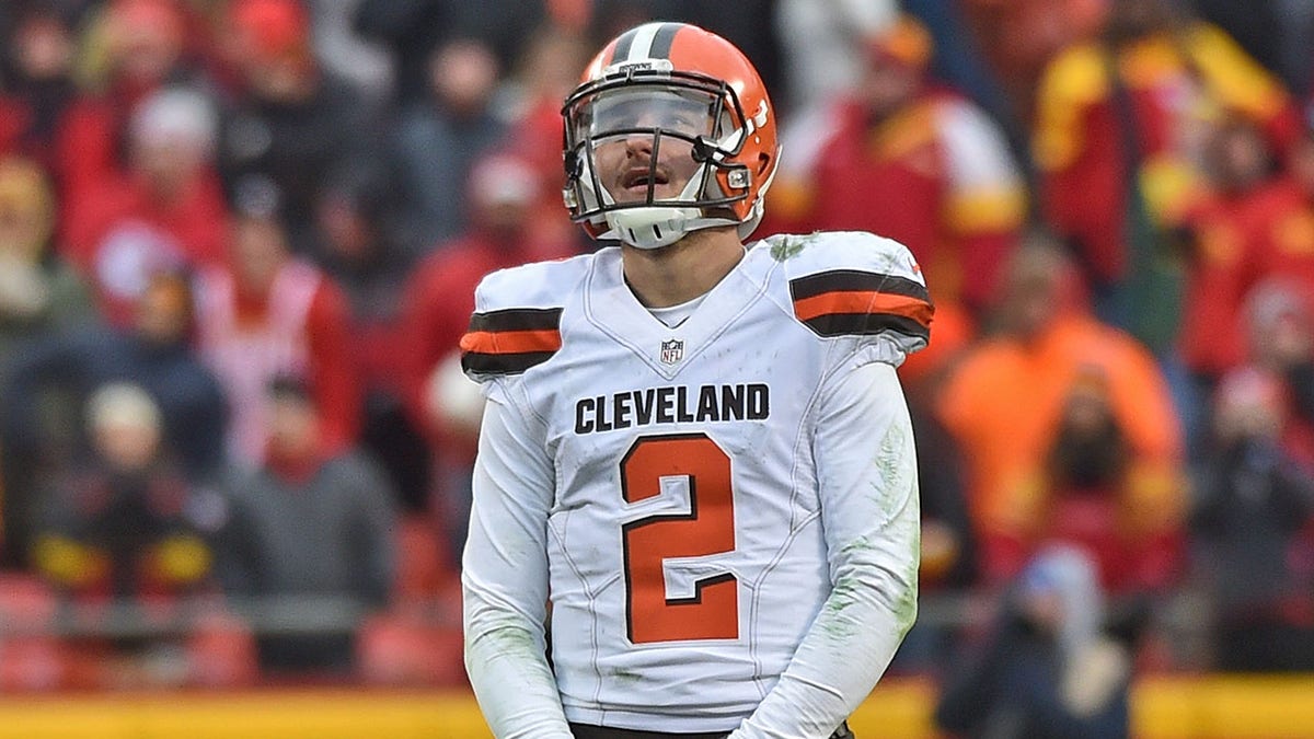 Johnny Manziel after turnover