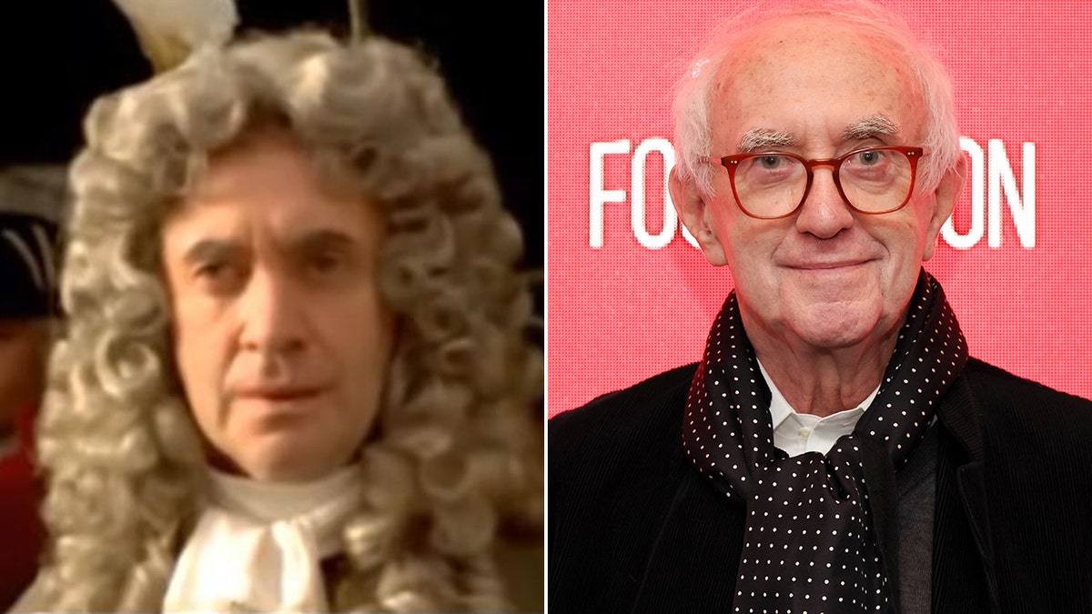 Jonathan Pryce then and now split
