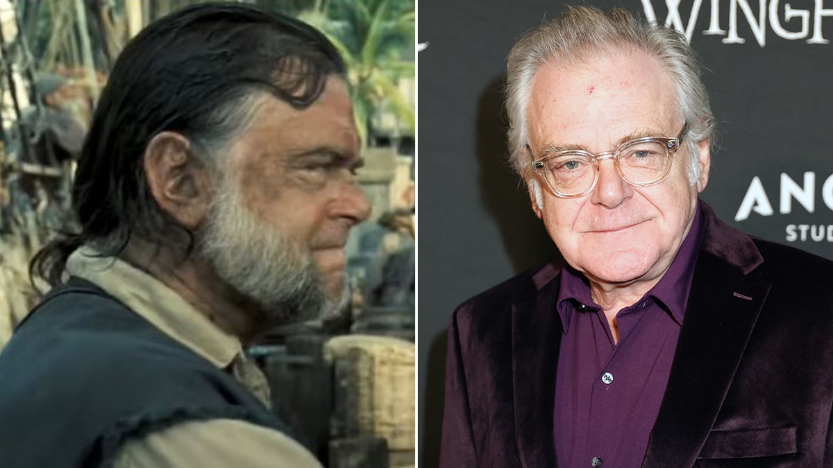 Kevin McNally then and now split