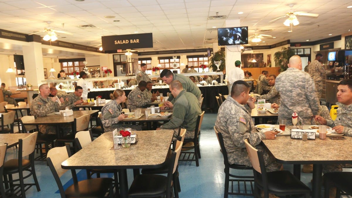 Fort Cavazos dining facility photo from 2015