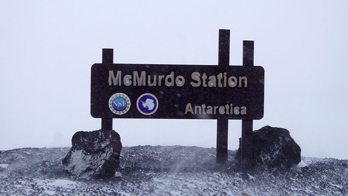 McMurdo Station sign