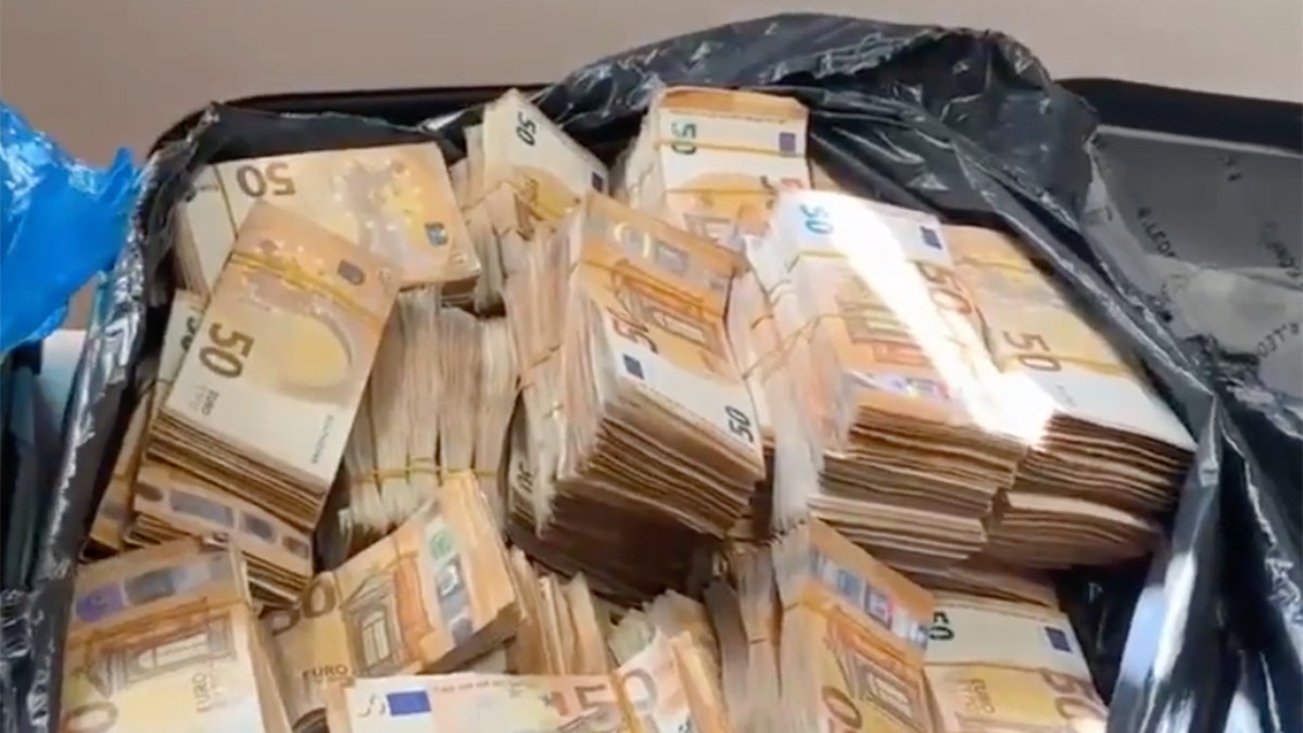 bag full of European cash