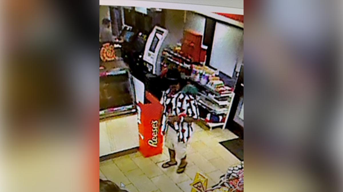 Robbery suspect inside convenience store