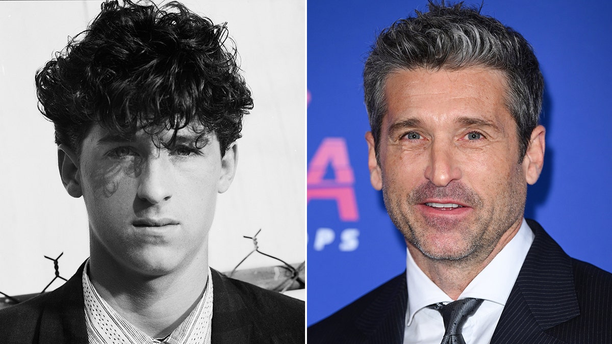 Patrick Dempsey then and now split