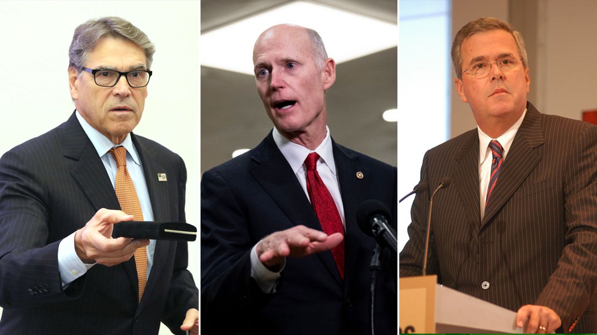 Rick Perry, Rick Scott, Jeb Bush