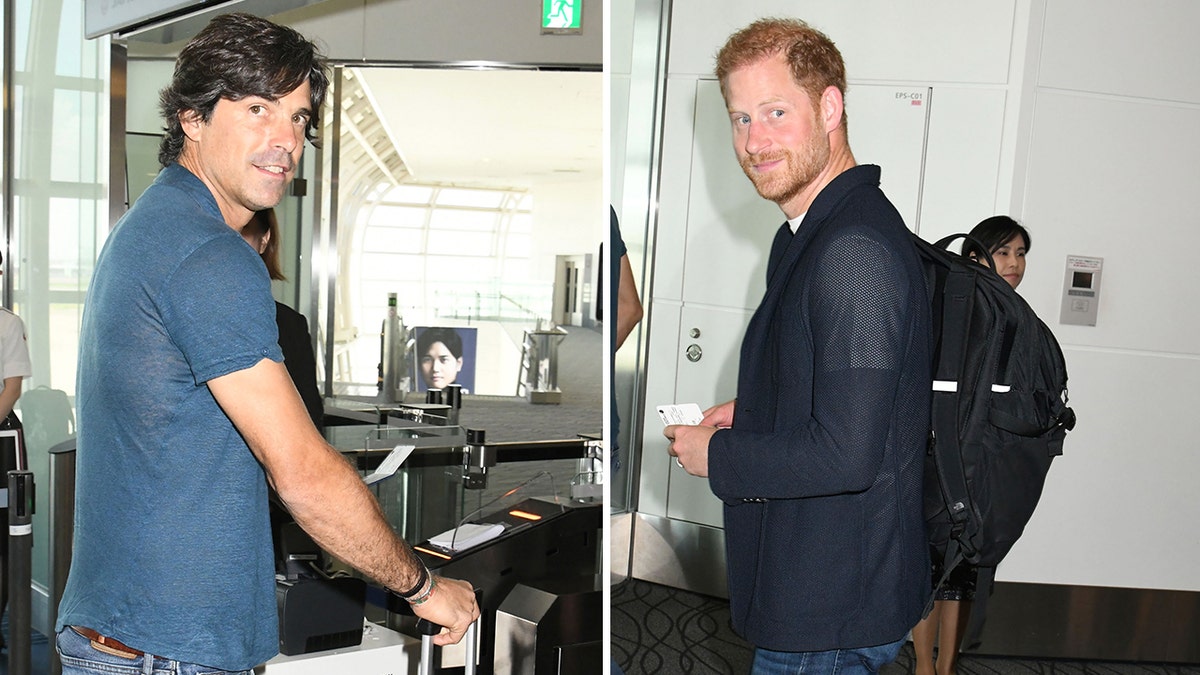 prince harry nacho ignacio at airport