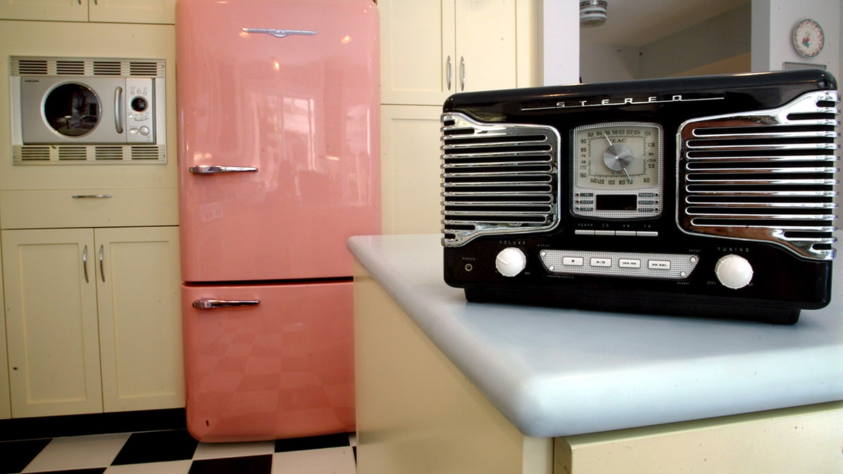 A retro kitchen