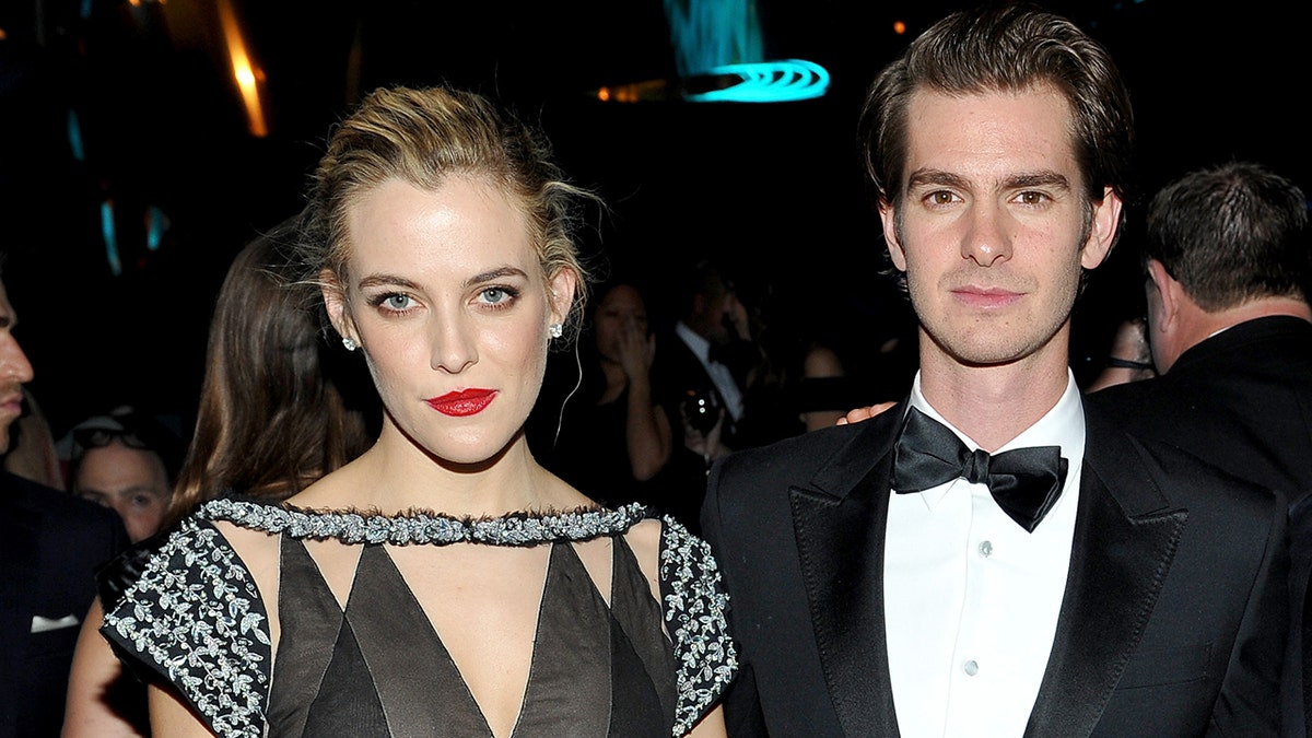 Riley Keogh and Andrew Garfield at the Instyle Golden Globe party