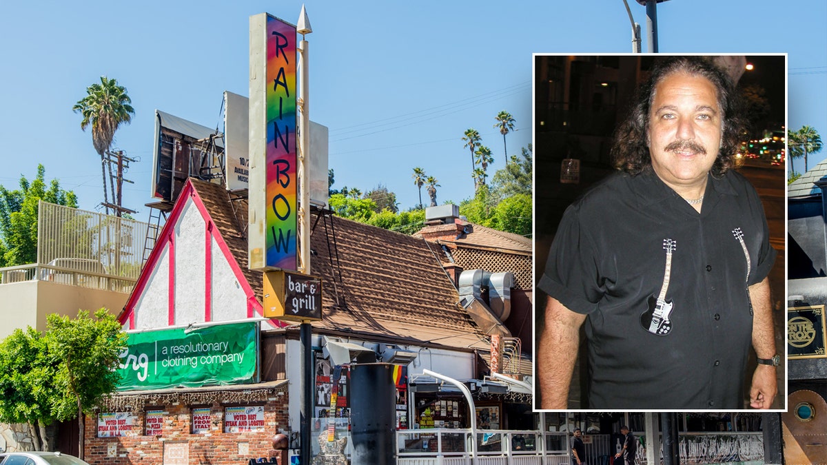 Ron Jeremy stands outside Sunset Strip landmark Rainbow Bar & Grill