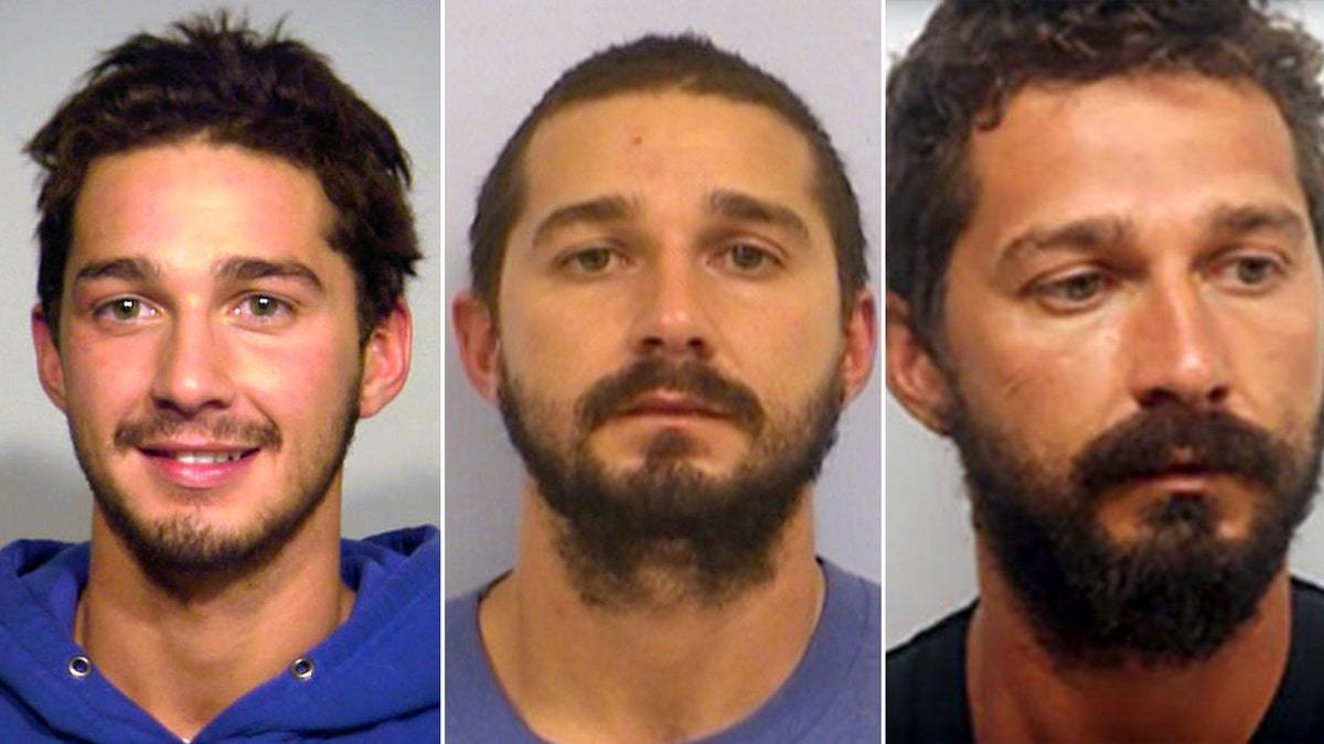 Shia LaBeouf's mugshots