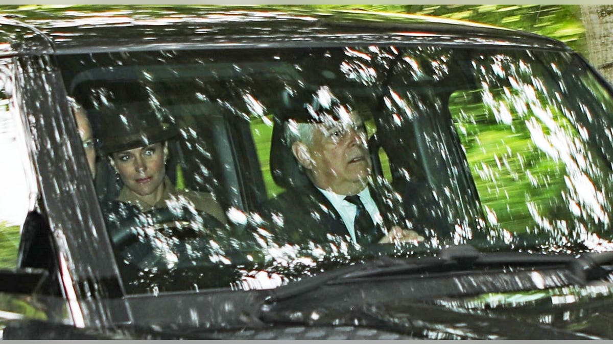 Prince William, Prince Andrew and Kate Middleton