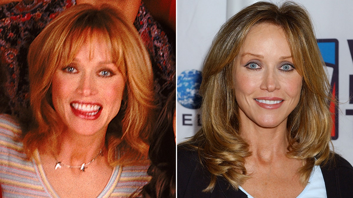 Tanya Roberts then and now split