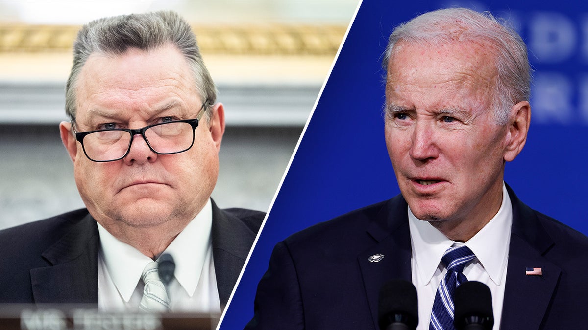 Sen Jon Tester and President Biden