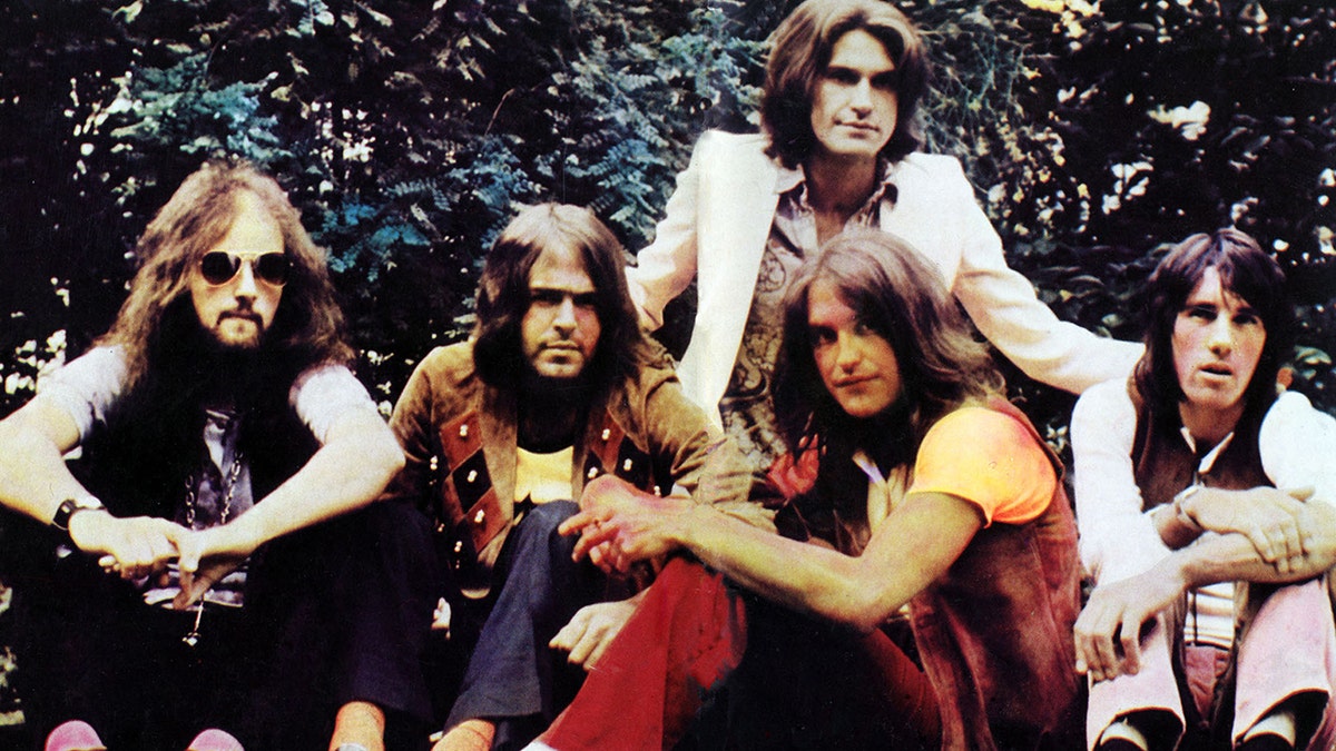 The Kinks rock band poses for portrait