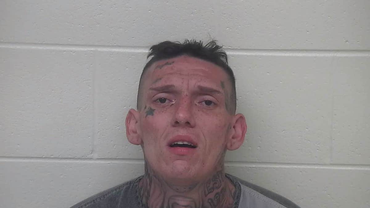 Ohio squatter suspect's mugshot 