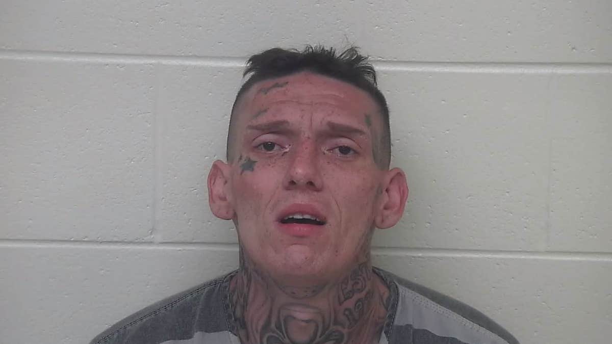 Ohio squatter suspect's mugshot