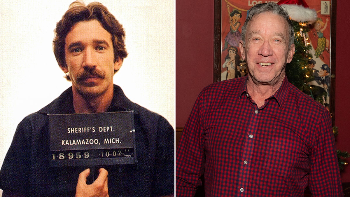 Tim Allen mugshot split