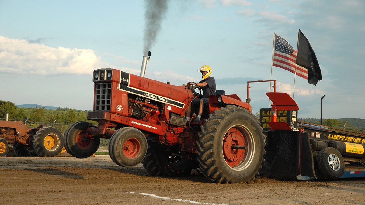 A tractor pull in Vermont