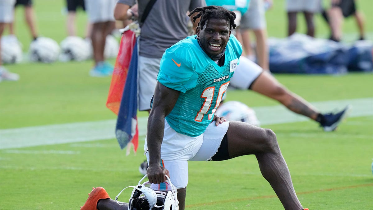 Tyreek Hill at training camp